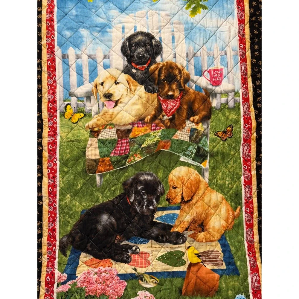 Handmade charming quilted